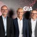 V.l.n.r.: Peter Merz (CEO GIA Informatik), Carlo Giorgi (Managing Director HPE Schweiz), René Lüscher (GL-Mitglied u. Leiter IT-Solutions GIA Informatik)