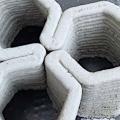 3D-gedruckte Modelle aus leitfähigem Beton (Foto: Jonathan Tran, rmit.edu.au)