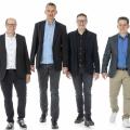 Das Ceconet Managementteam: Peter Bachmann, Urs Kuhn, Urs Kohli, Flavio Bossi (vlnr)
