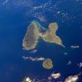 Guadeloupe von der ISS aus aufgenommen (© Gemeinfrei)