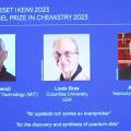 Die Nobelpreisträger für Chemie 2023 (Bildquelle: SVT Sverige Televisions)