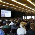 Gerammelt voller OST-Hörsaal bei der Gastvorlesung von Freie-Software-Pionier Richard Stallman (Bild: OST) 