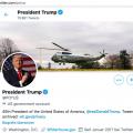 Screenshot vom US-Präsidenten-Account auf Twitter