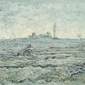 Van Gogh: 'Schneebedecktes Feld mit Egge' (Foto: Van-Gogh-Museum, tudelft.nl)