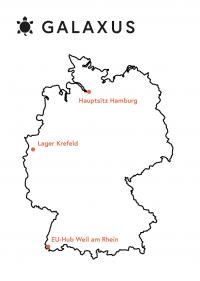 Die Galaxus-Standorte in Deutschland (Bilder: zVg) 