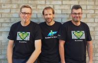Das Gründerteam der deutschen Puzzle ITC Niederlassung: Lukas Kallies, Daniel Kobras und Mark Prohl (Foto: zVg) 