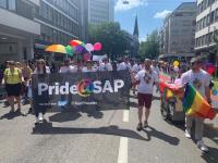SAP Schweiz nimmt seit 2017 an der Veranstaltung Zürich Pride teil (Bild: zVg) 